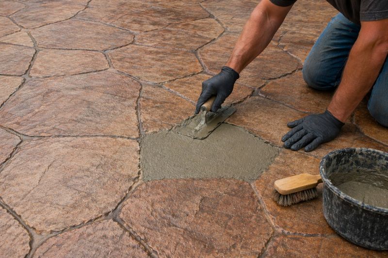 Decorative Concrete Repair in Cary, NC