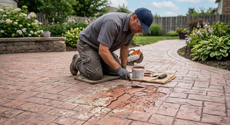 Decorative Concrete Repair in Kalamazoo, MI